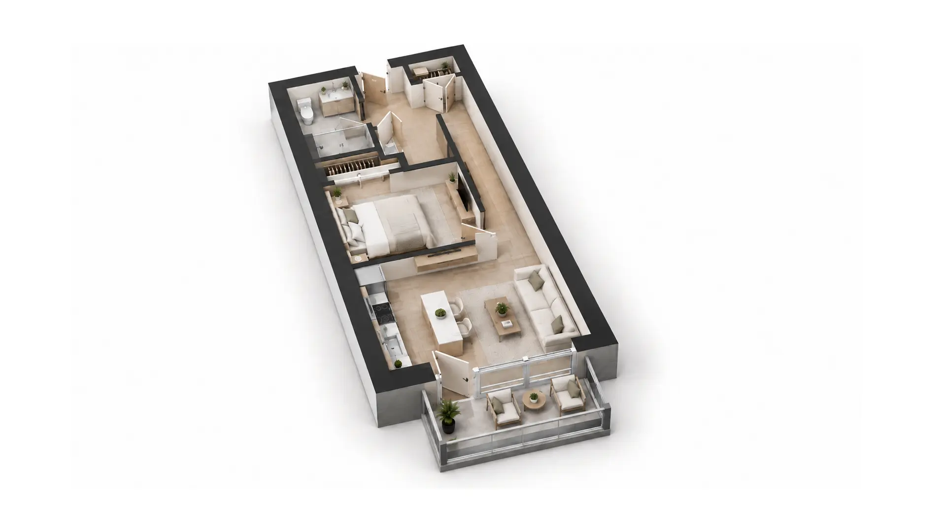Unit 512 floor plan drawing